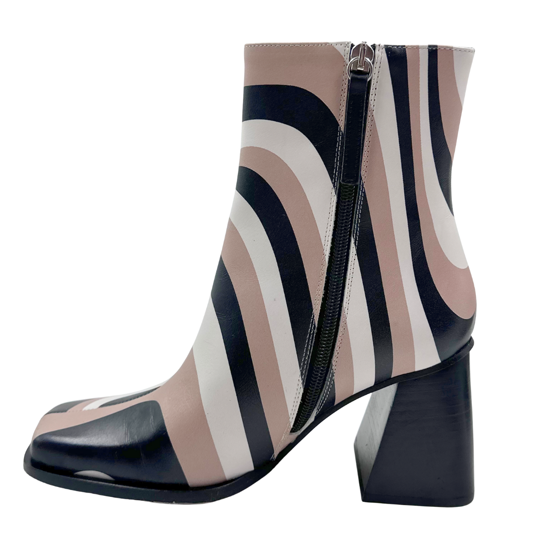 Alohas 7 37 Multi Leather Booties