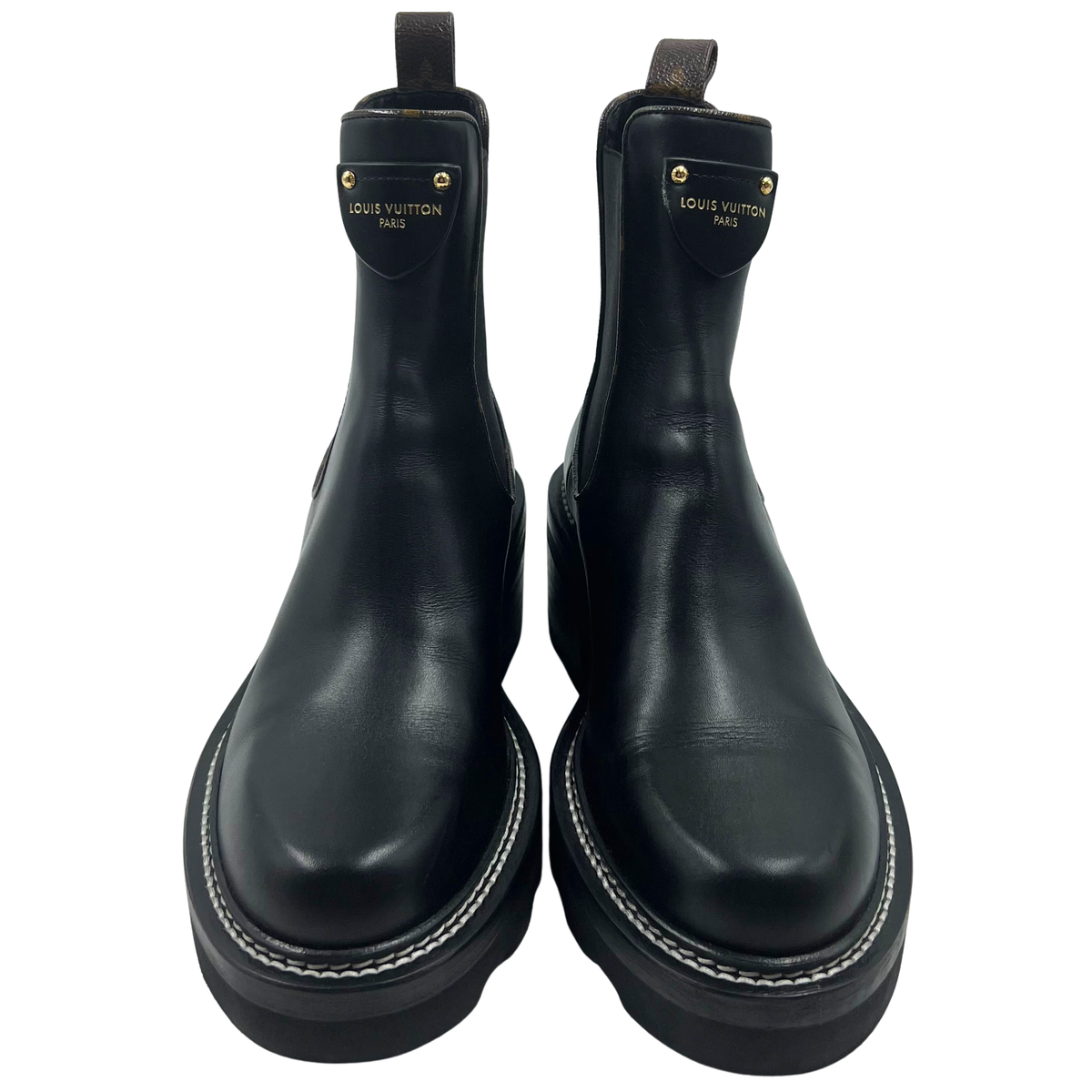 Louis Vuitton 8 38 Black Booties