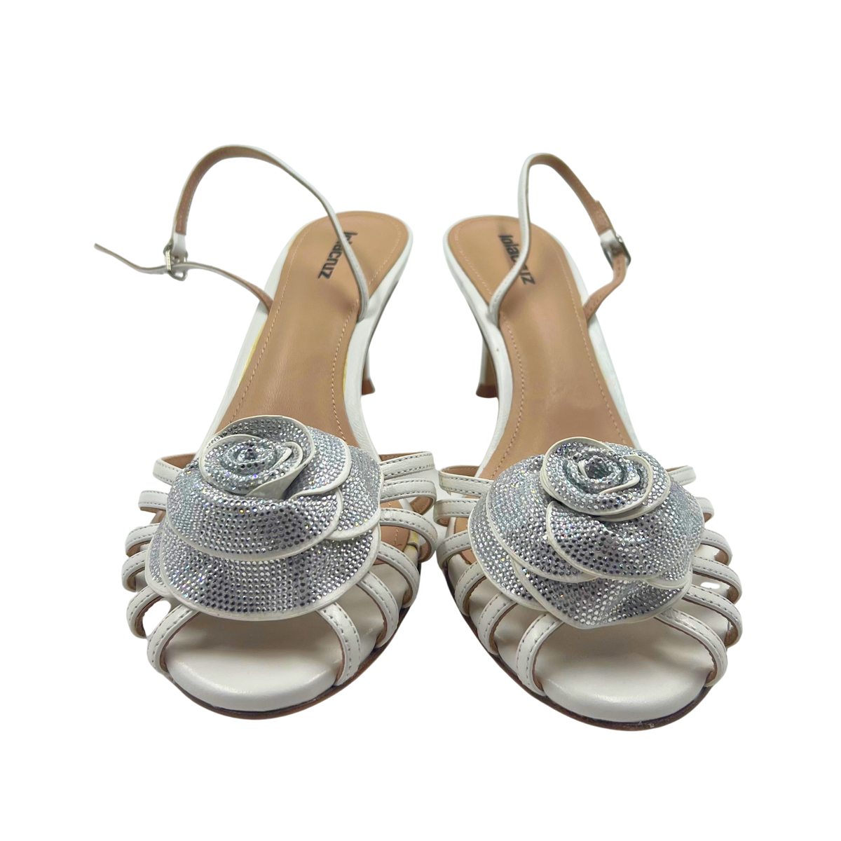 Lola Cruz 40 White Heels