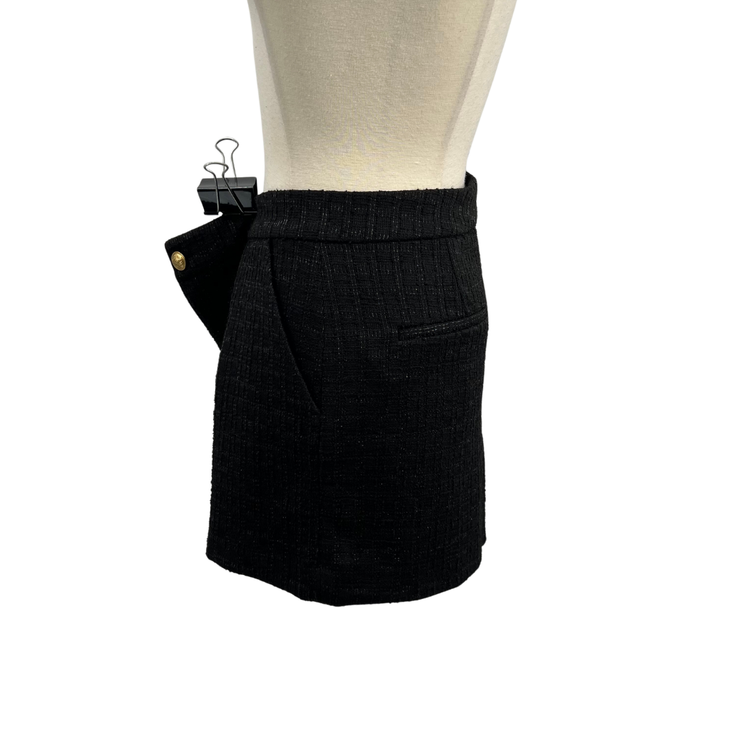 Alice And Olivia Black/Silver Shorts