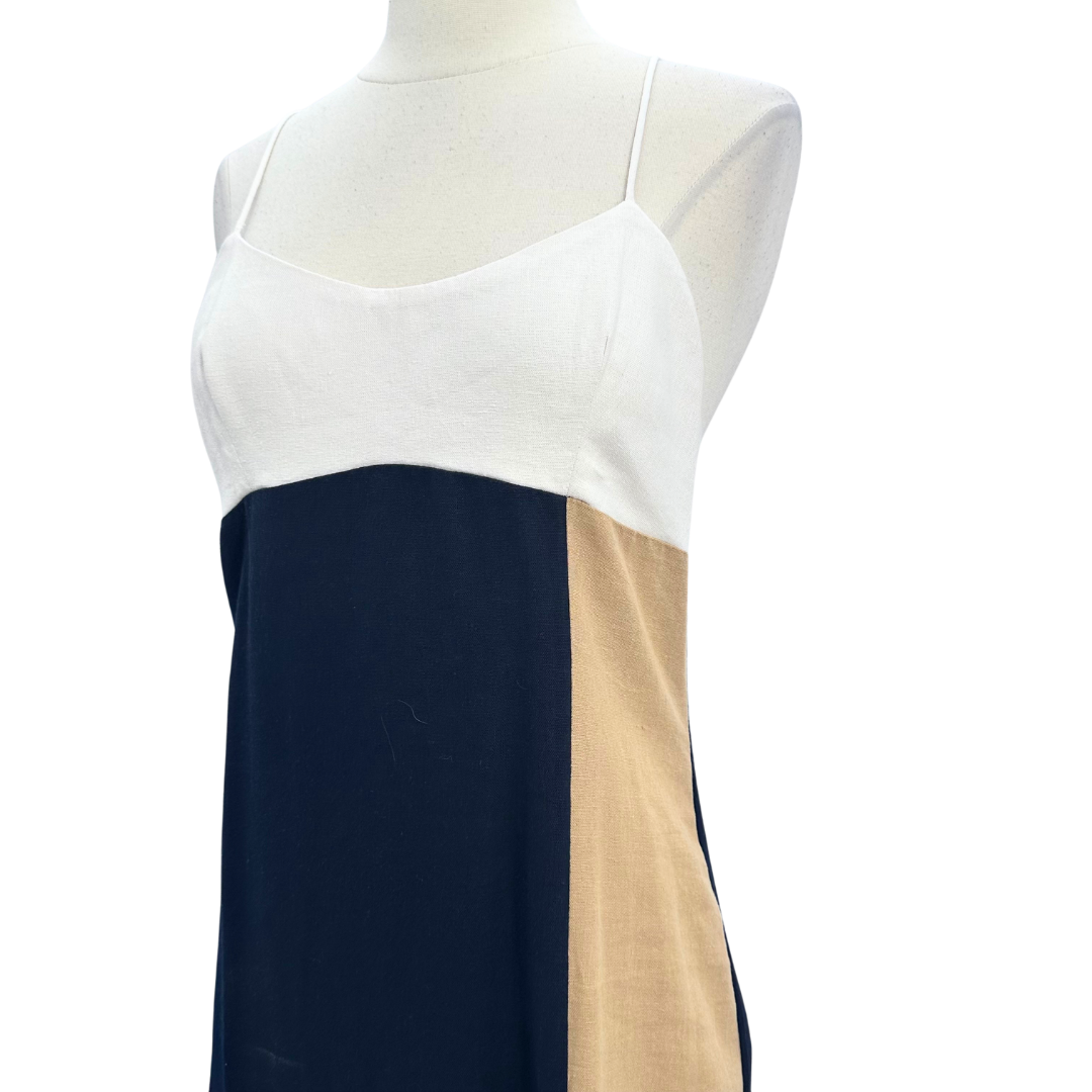 Zara Size S Navy Maxi Dress