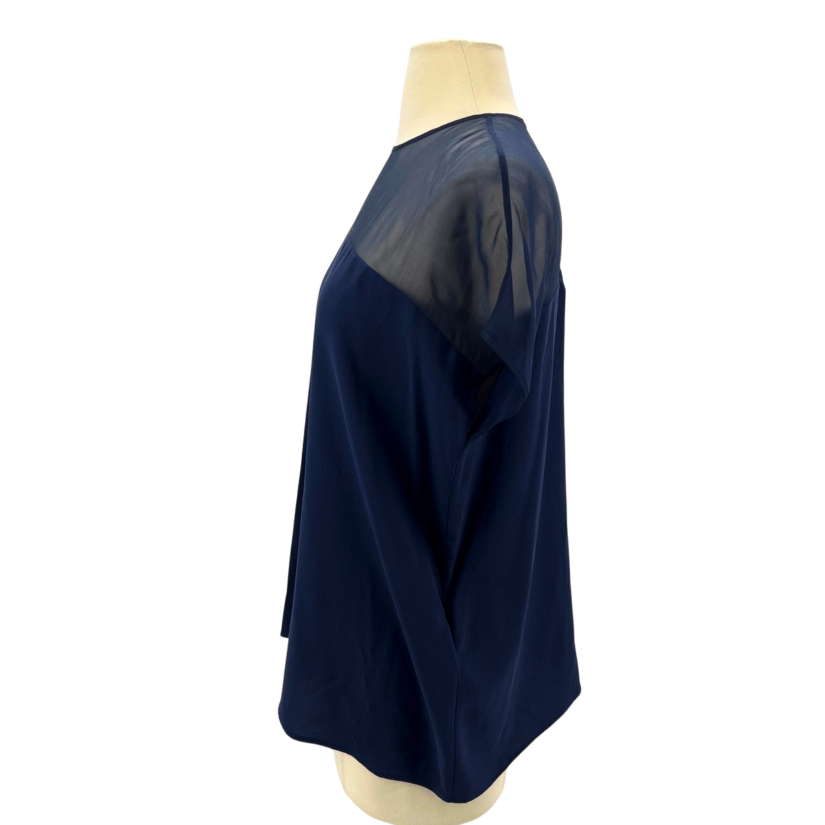 Salvatore Ferragamo Navy Blouse