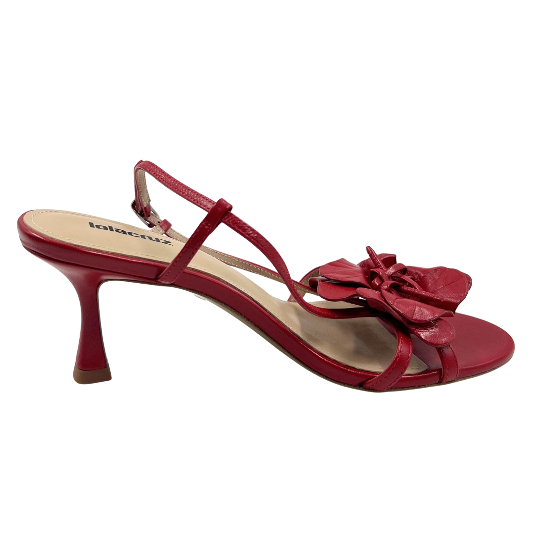 Lola Cruz 8.5 39 Red Sandals