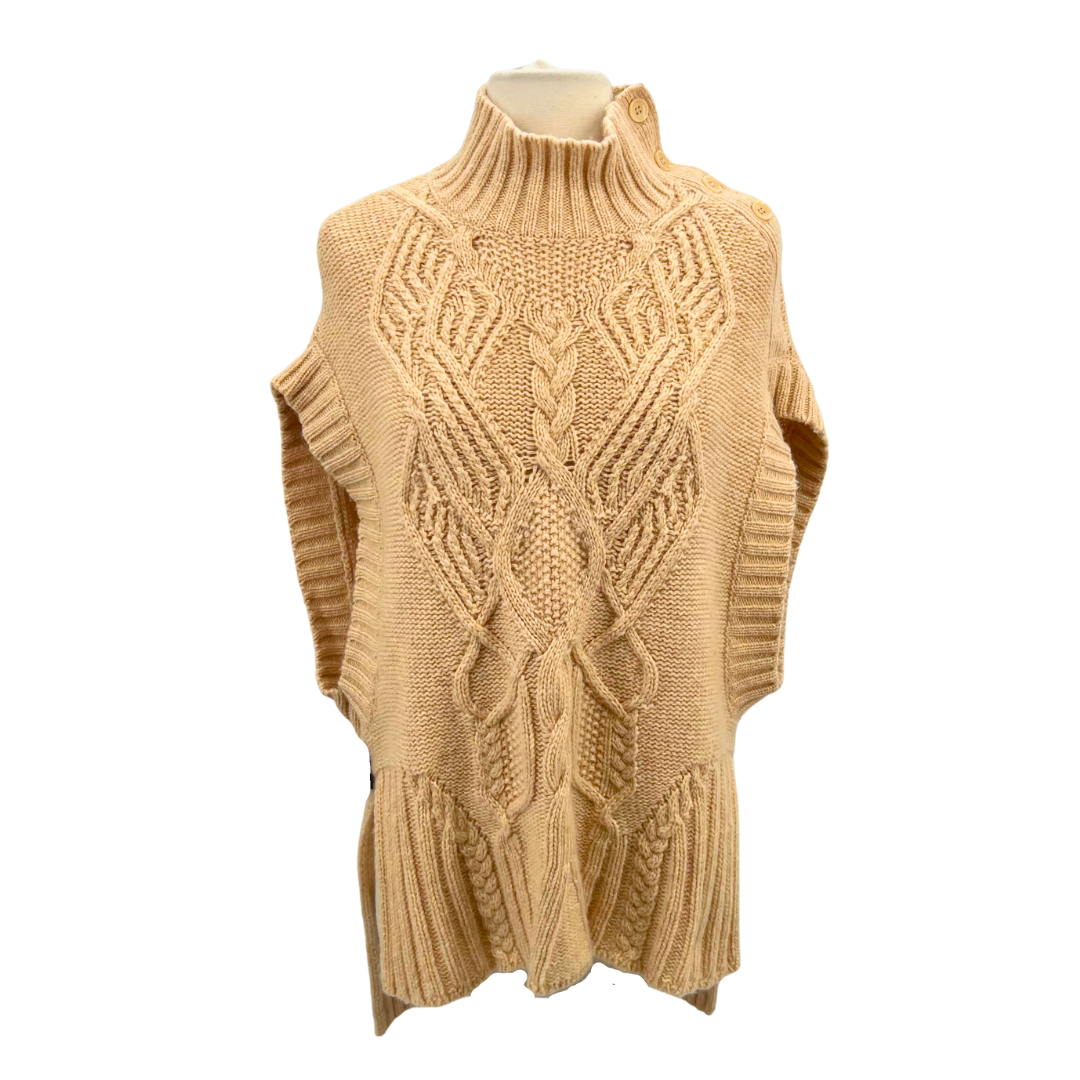 BCBGMaxazria Beige Knit Top
