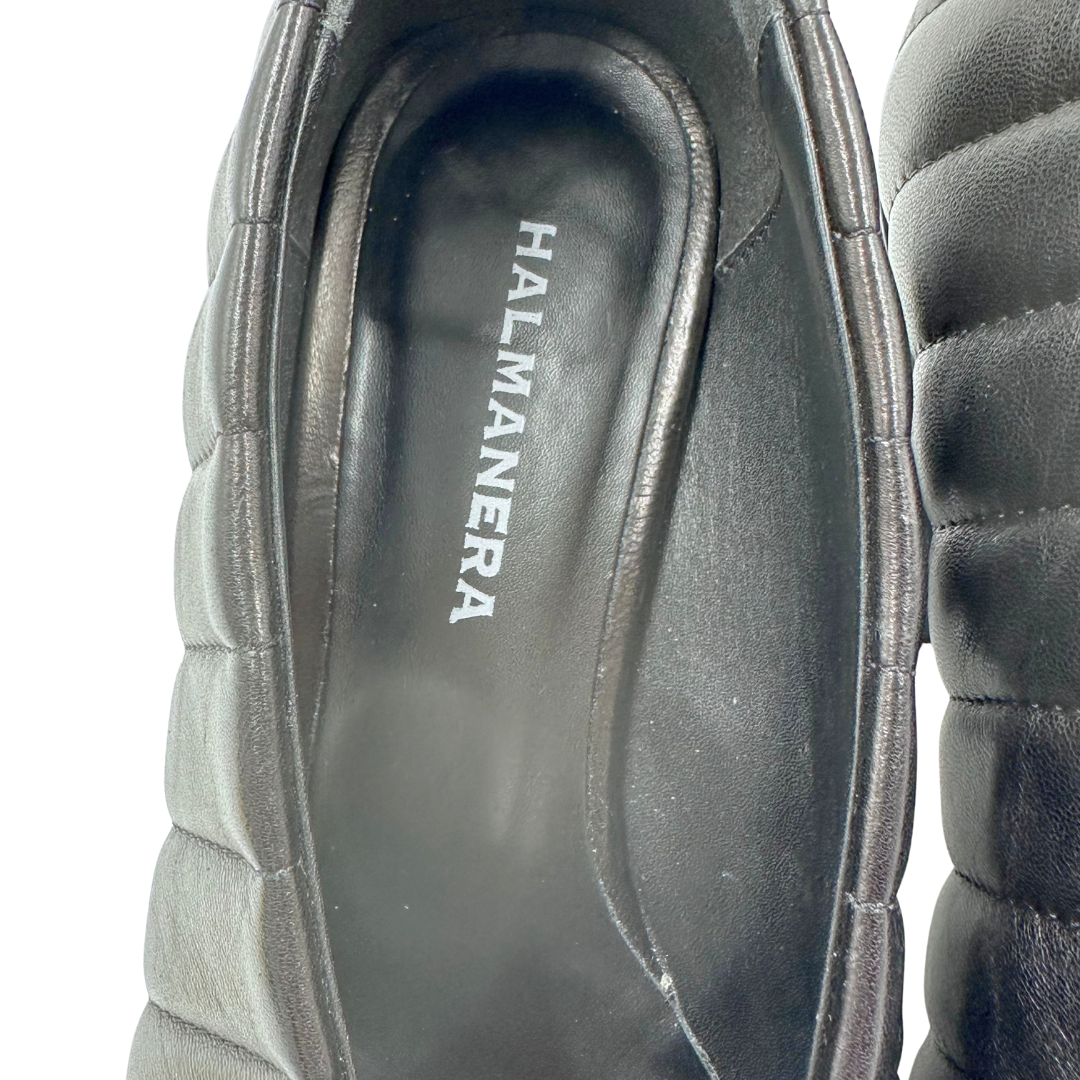 Halmanera 9 40 Black Leather Pumps