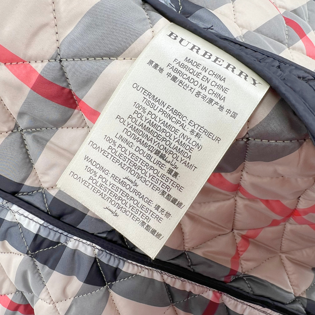 Burberry brit  ジャケット BURBERRY BRIT Hood Storage Zip-Up Nylon Jacket Size L 180