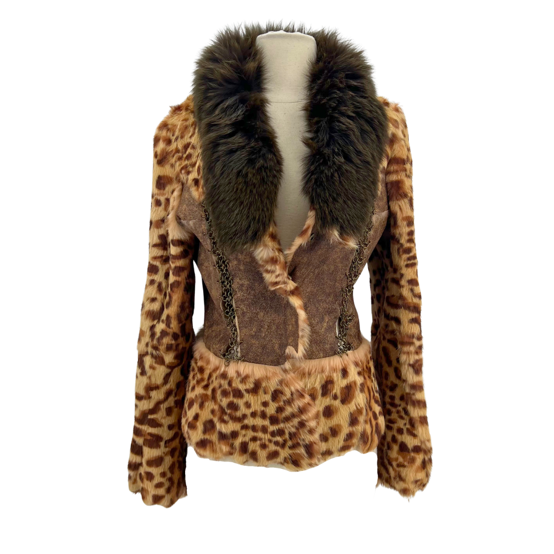 Chic Tan Multi Color Fur