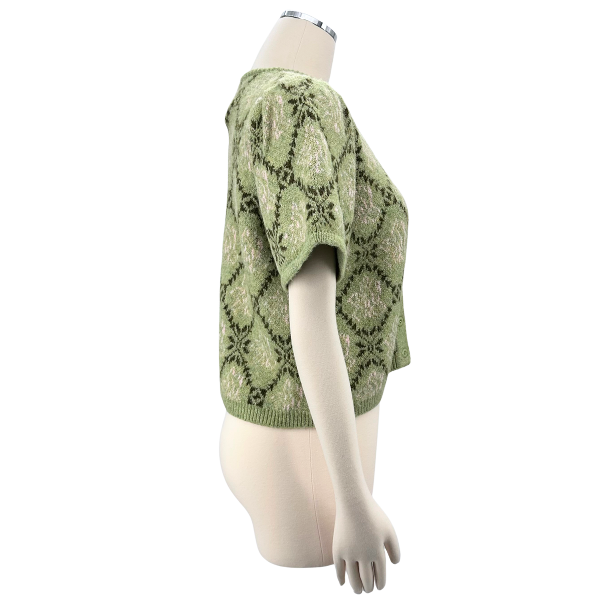 &Merci Green Multi Sweater