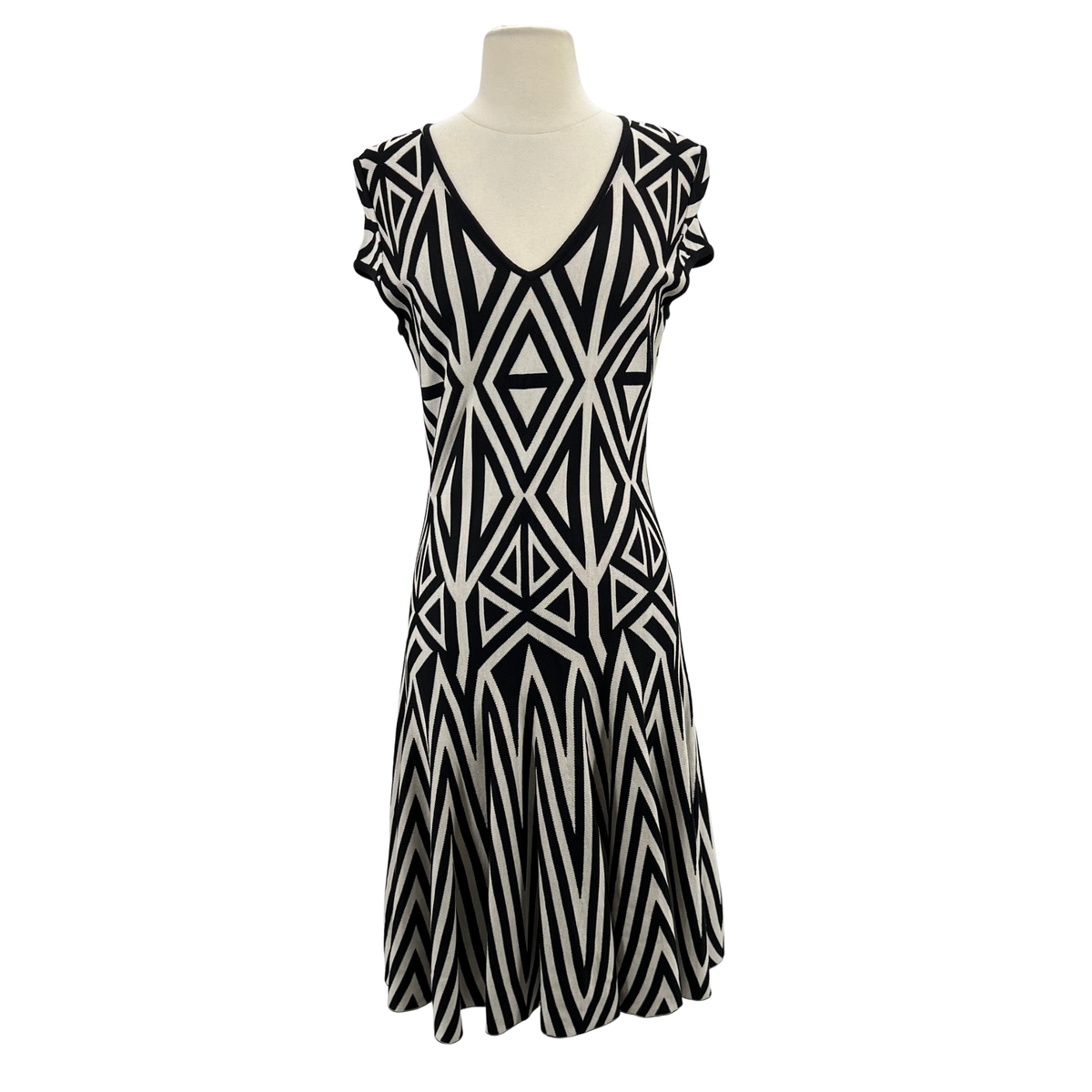 St John Black/white Dresses
