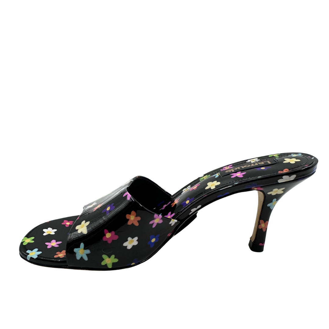 Larroude 8 Black Collette Sandals