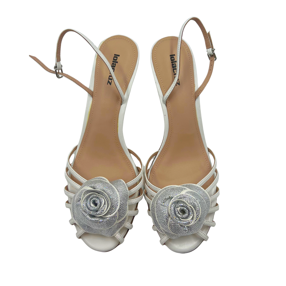 Lola Cruz 40 White Heels