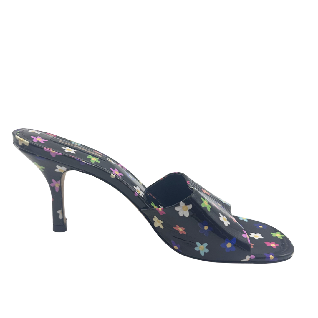 Larroude 8 Black Collette Sandals