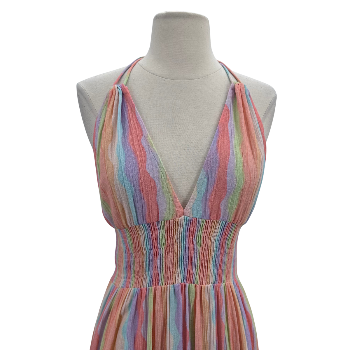 Z&L Pastel Multi-Color Maxi Dress