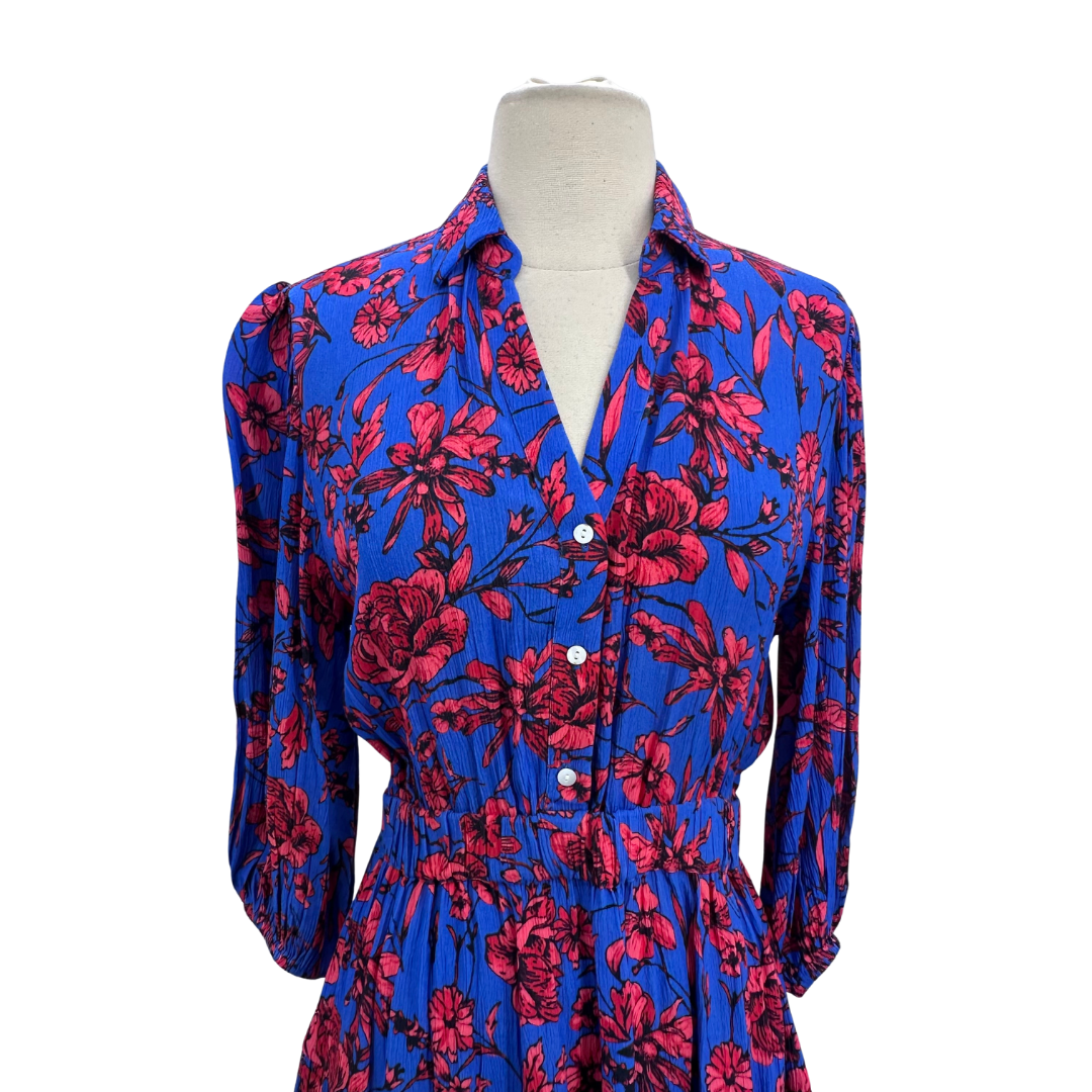playa lucila Blue/Red Dress