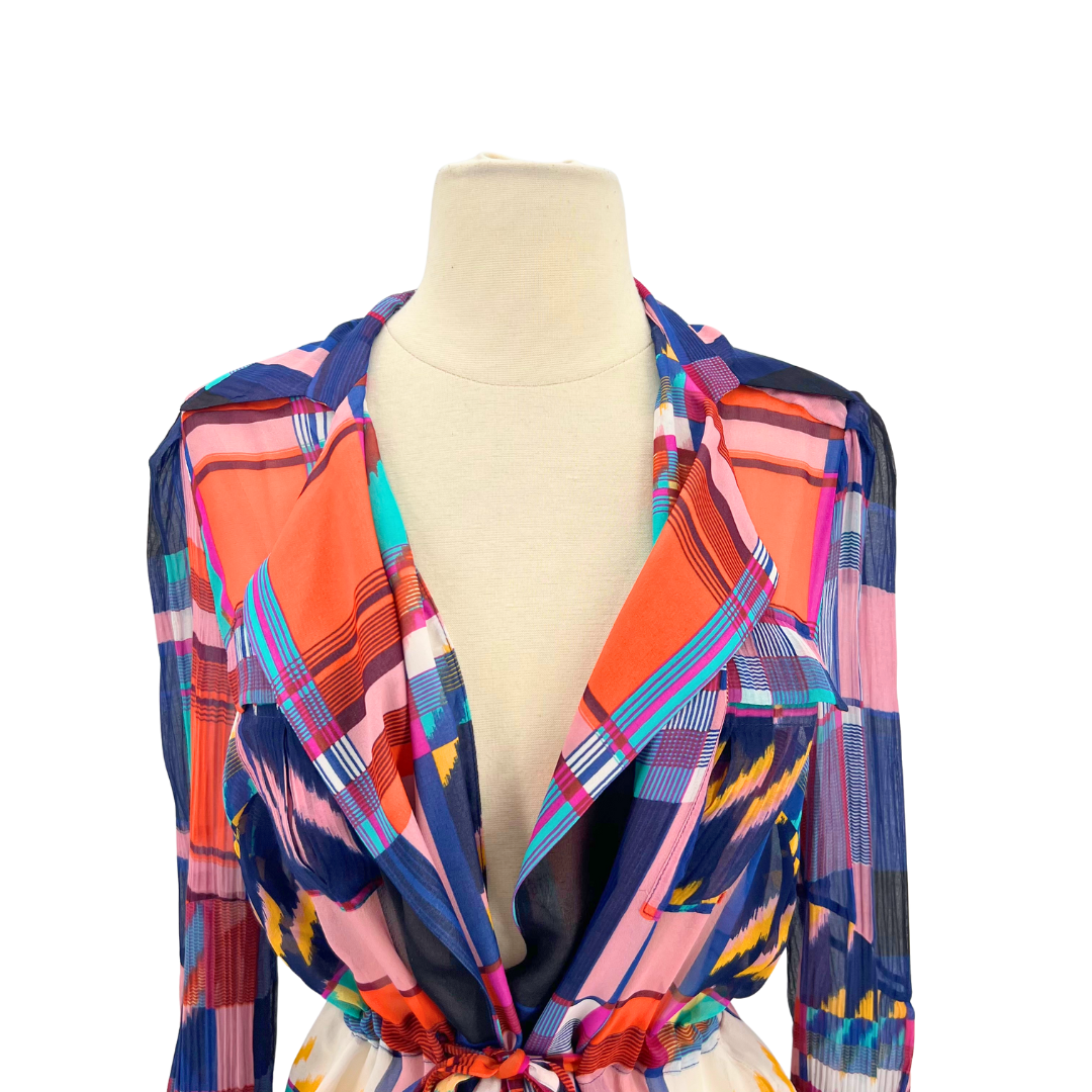 DVF Multi-Color Blouse
