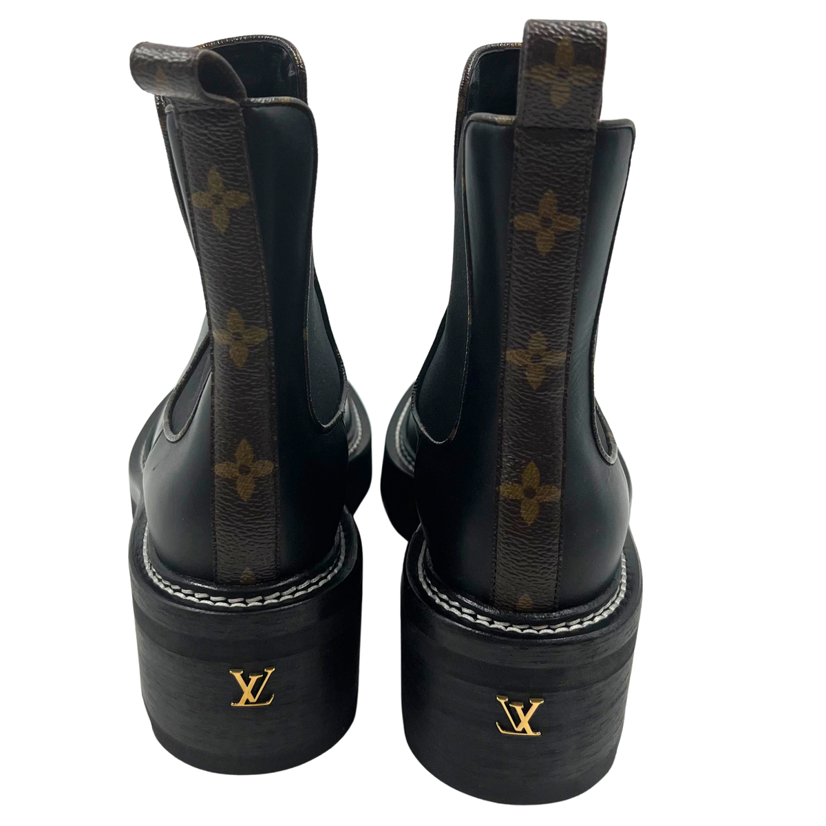 Louis Vuitton 8 38 Black Booties