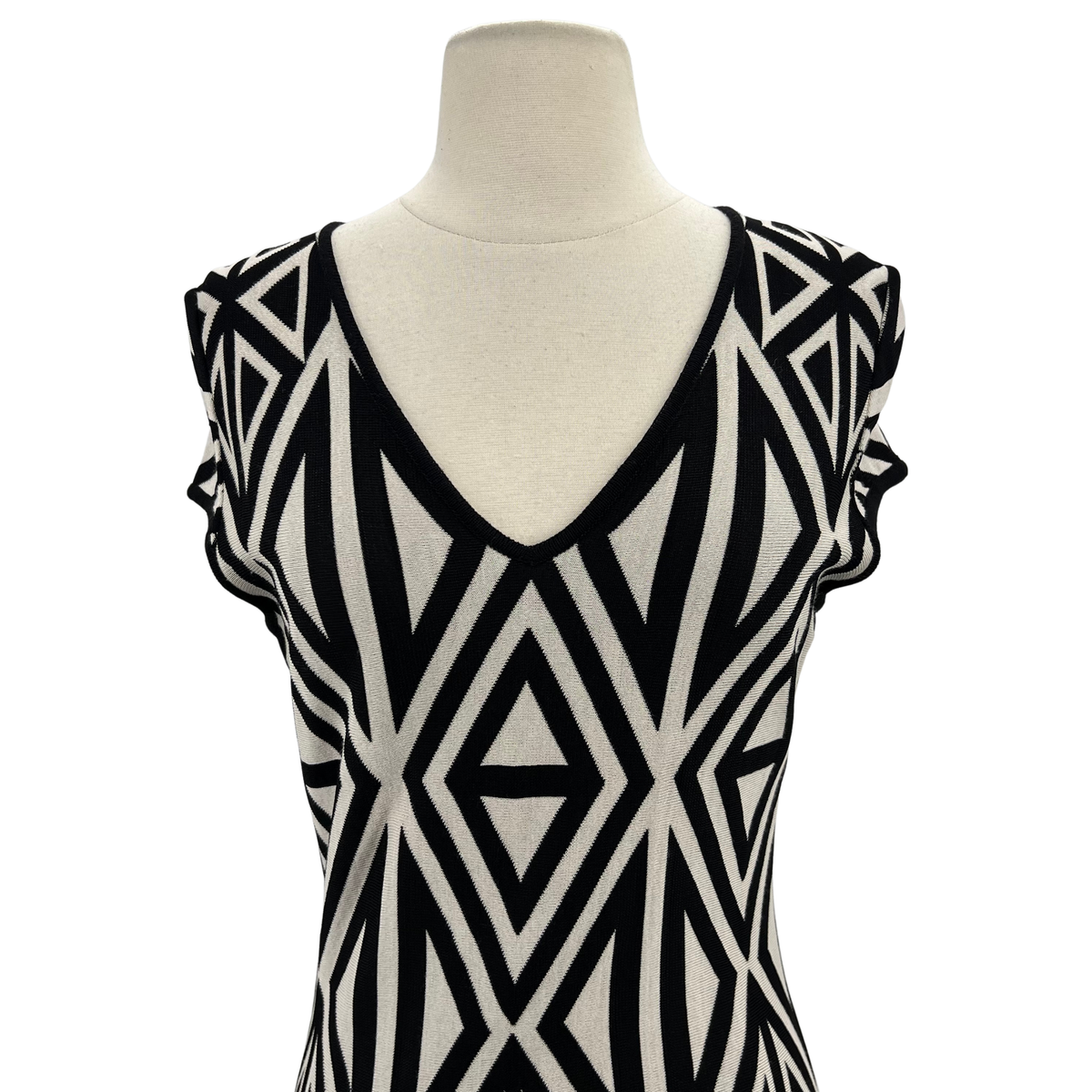 St John Black/white Dresses