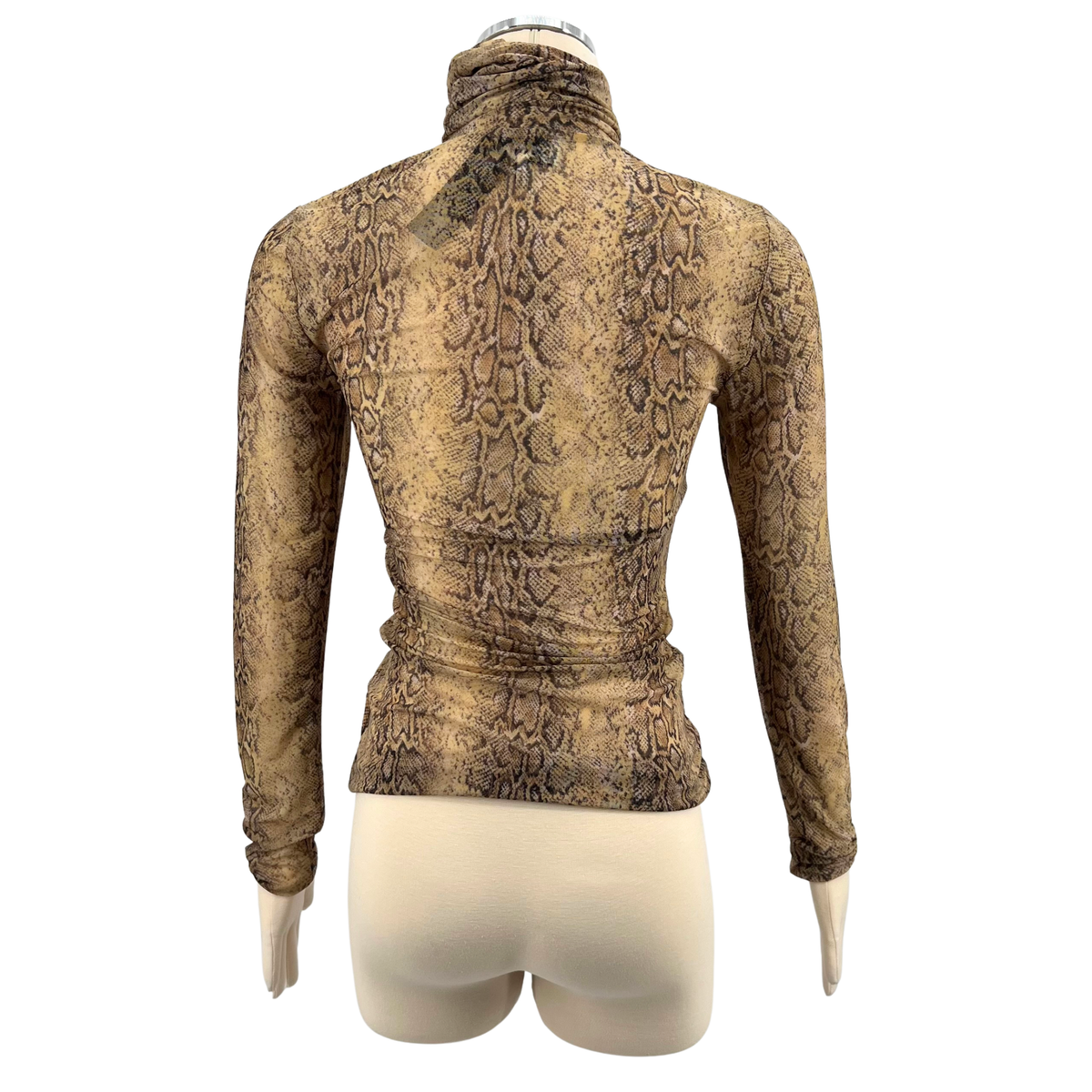 Ganni Snakeskin Top