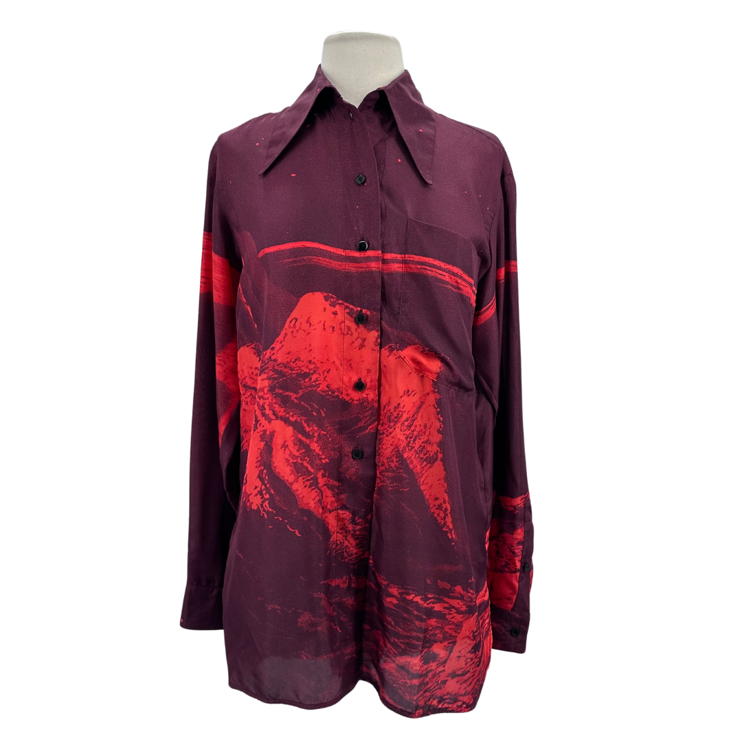 Kwaidan Editions marron/red Button Down