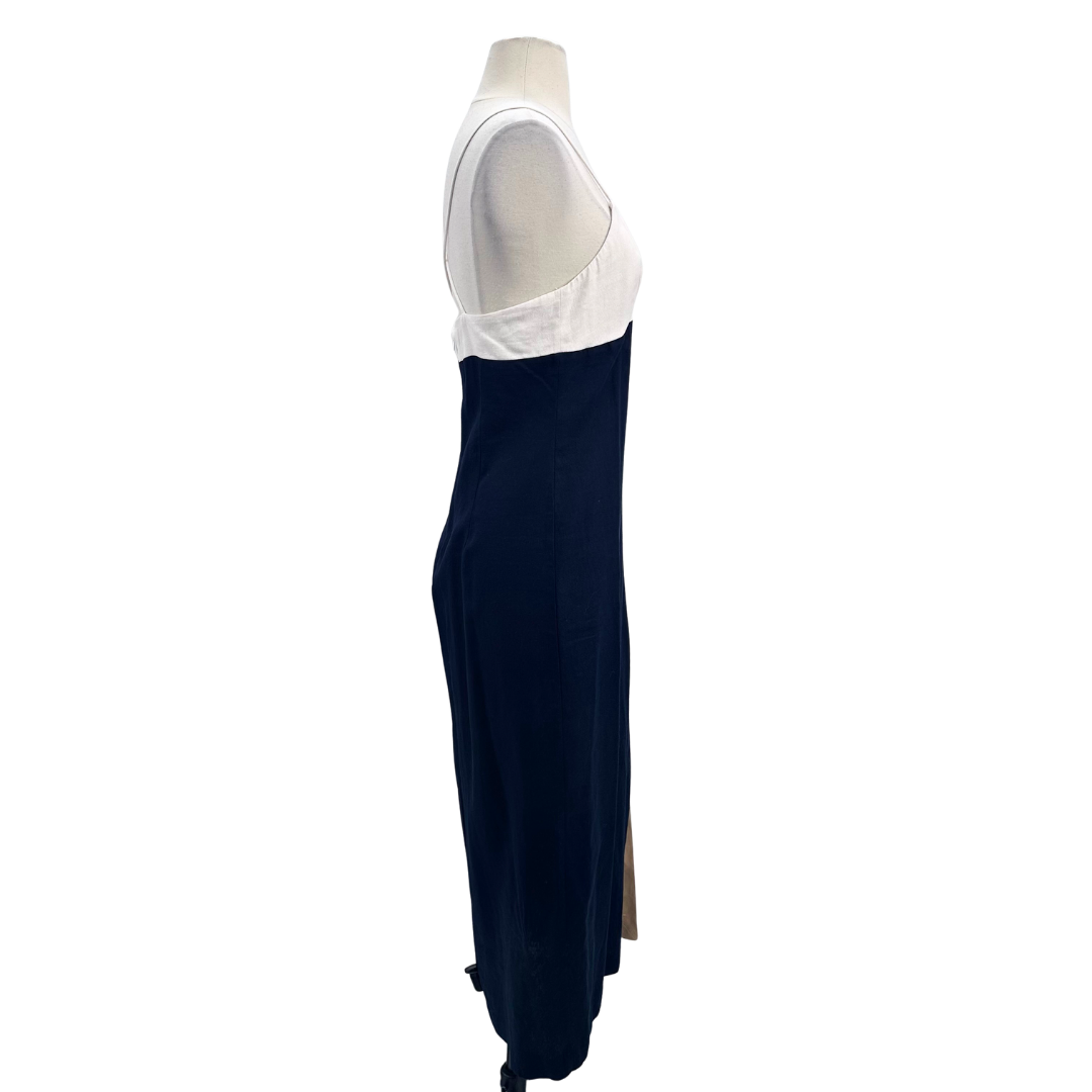 Zara Size S Navy Maxi Dress