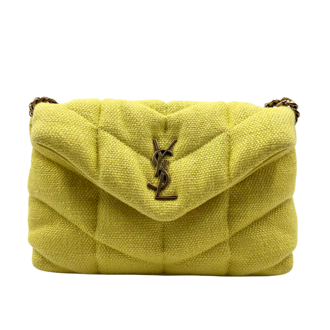 YSL Quilted Small Loulou Puffer