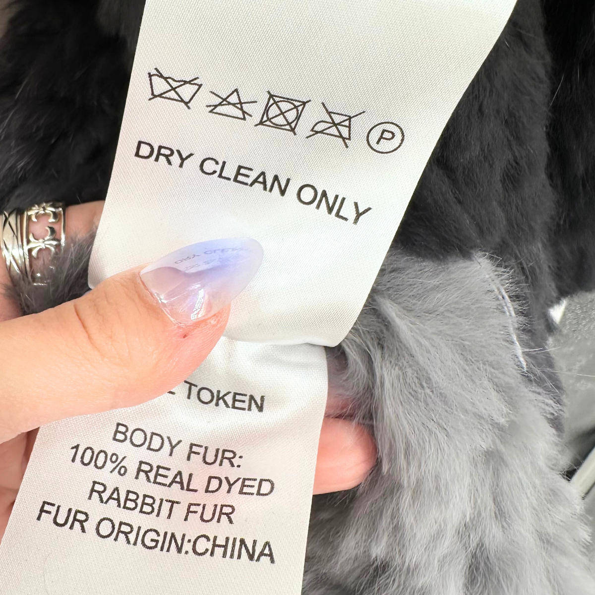 Love Token Black Fur