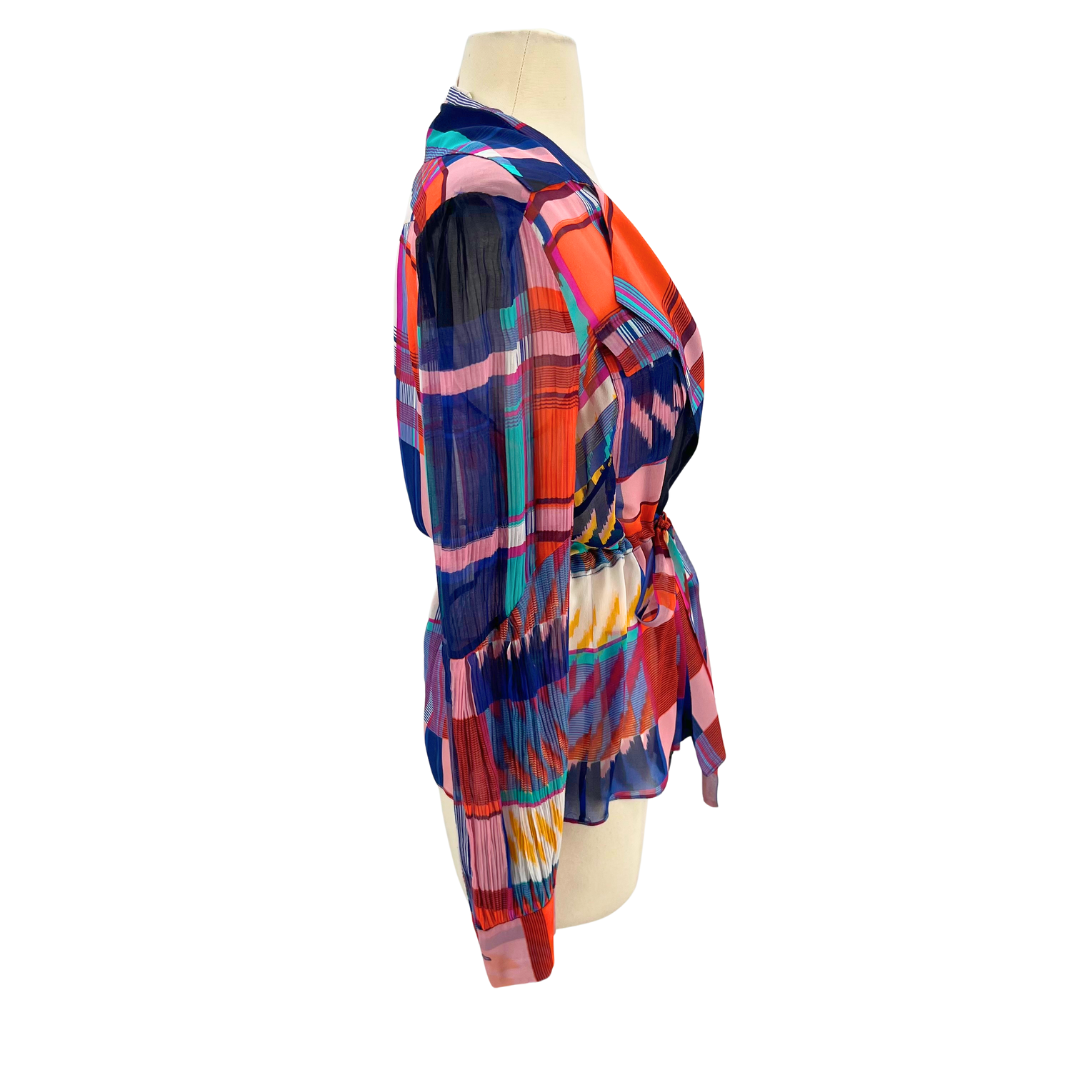 DVF Multi-Color Blouse