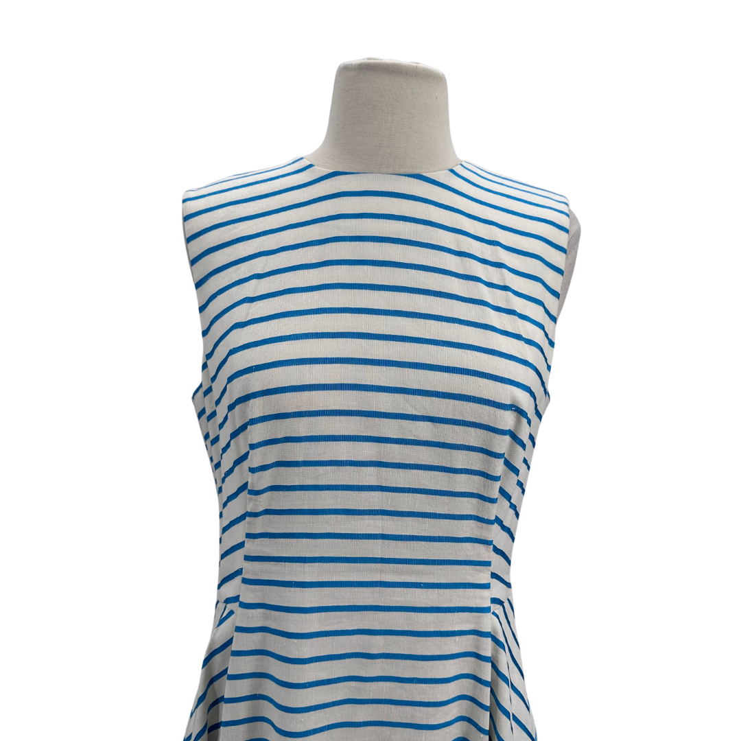 Jorge Vazquez White/Blue Dress