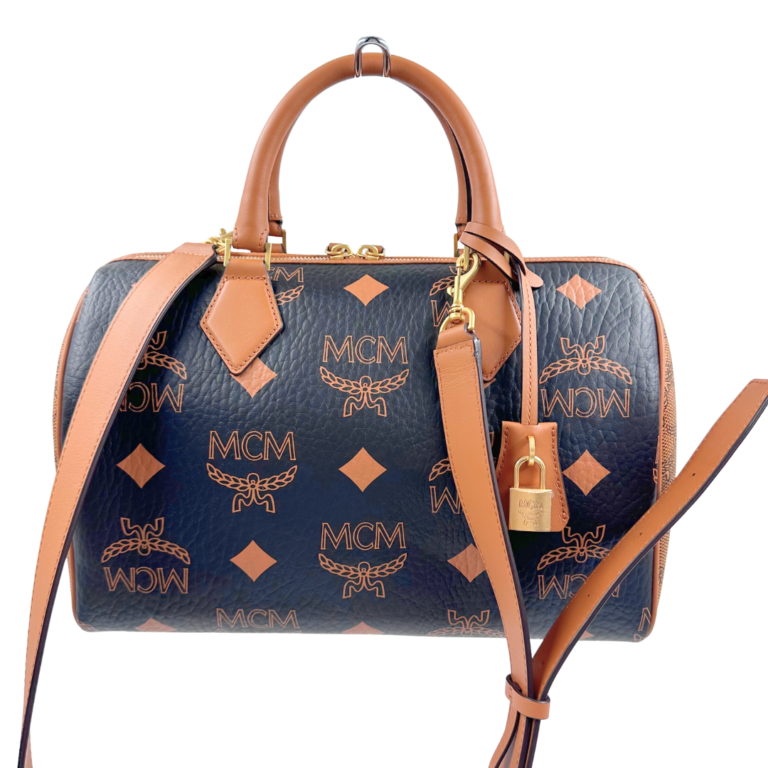 MCM Medium Ella Boston Bag – Chic Consignment LLC