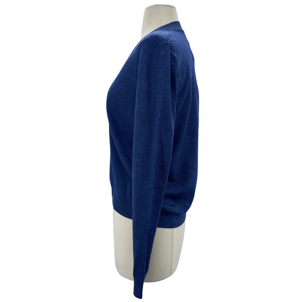 GWYN Size M Indigo Wool Cardigan