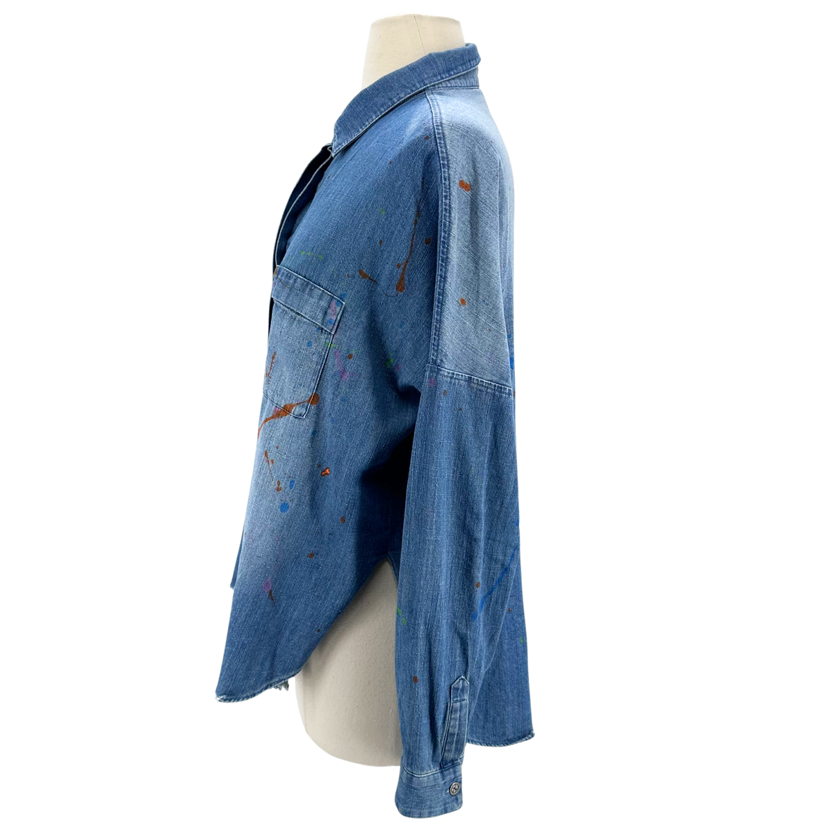 Lisa Todd Blue/Multi Button up