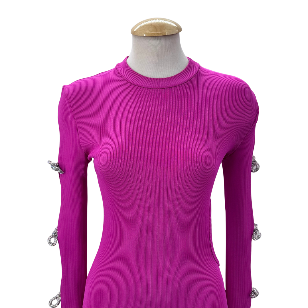 Mach & Mach Hot Pink Dress