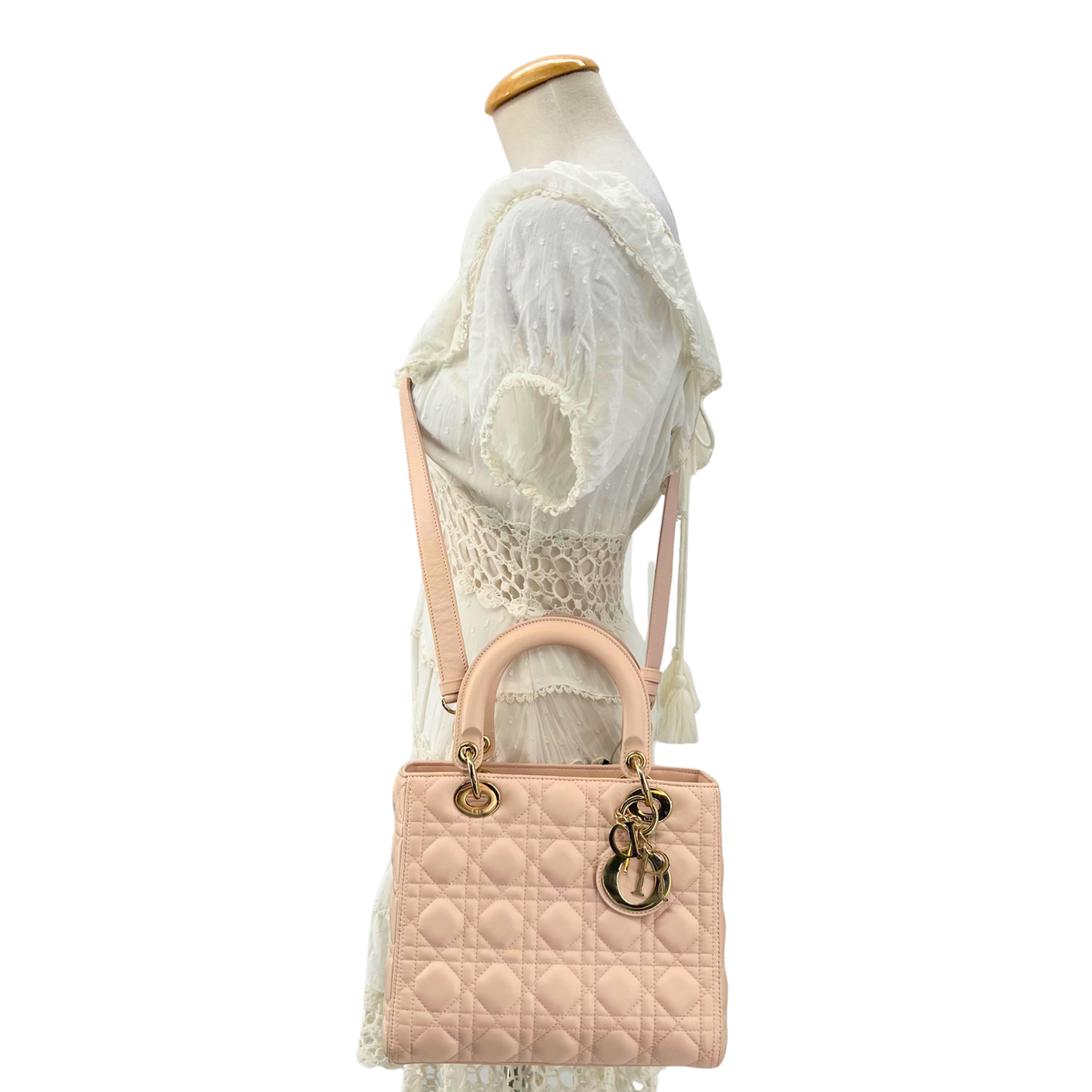 Medium Lady Dior Two-way bag