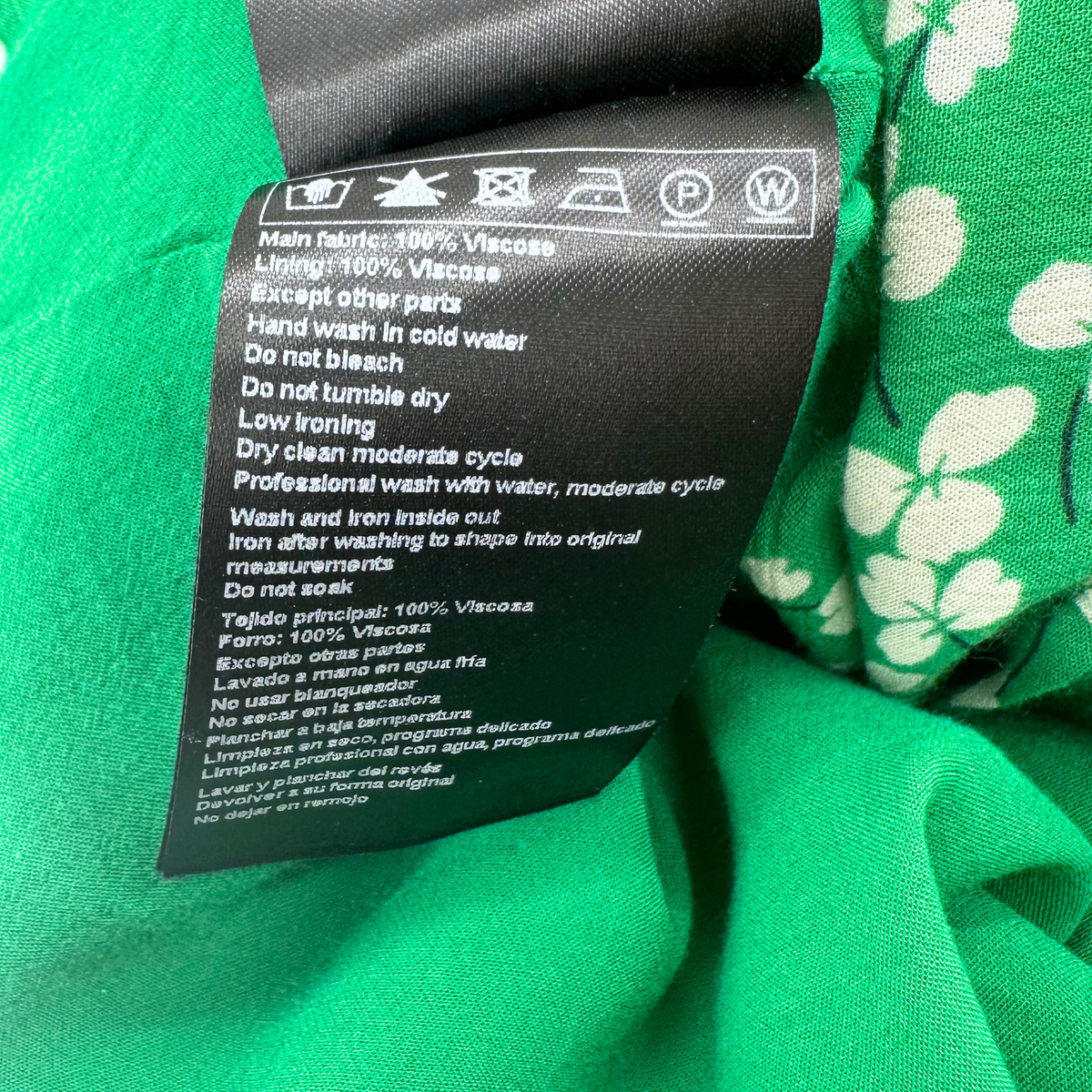 ba&sh Green Floral Dress