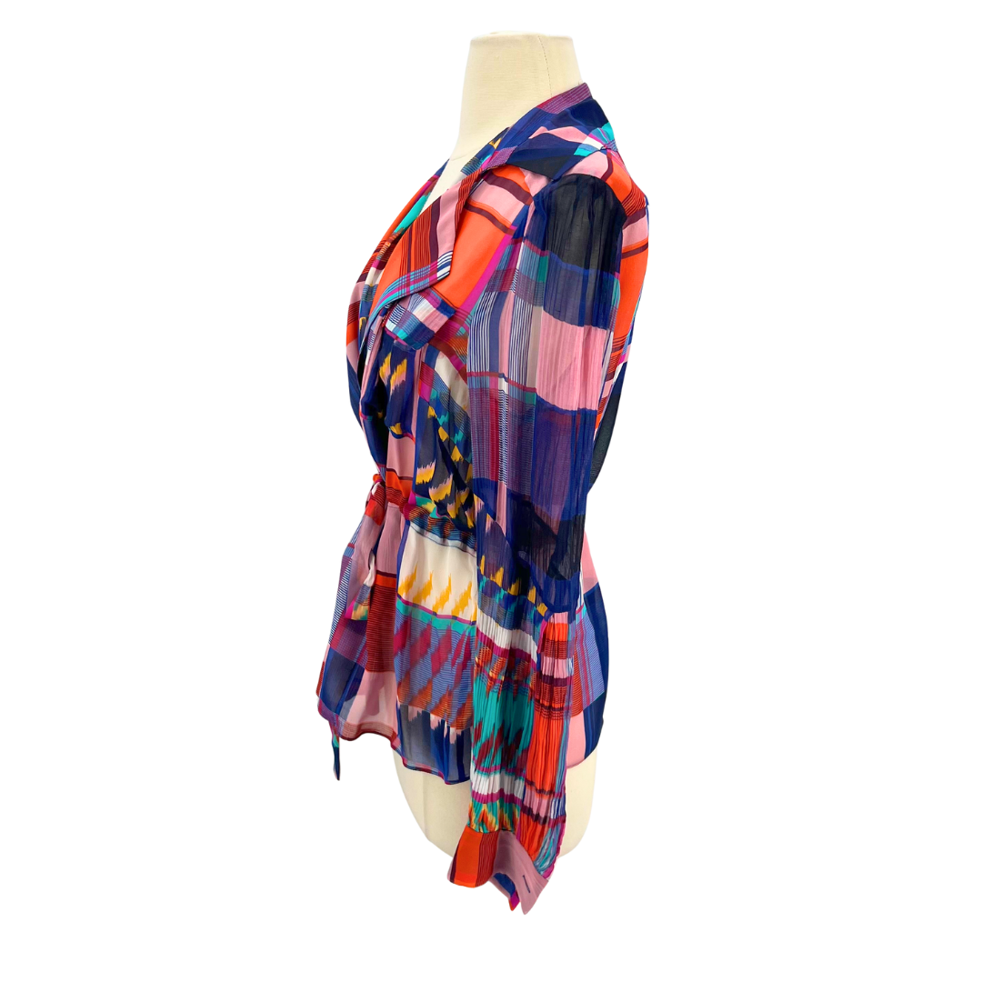 DVF Multi-Color Blouse