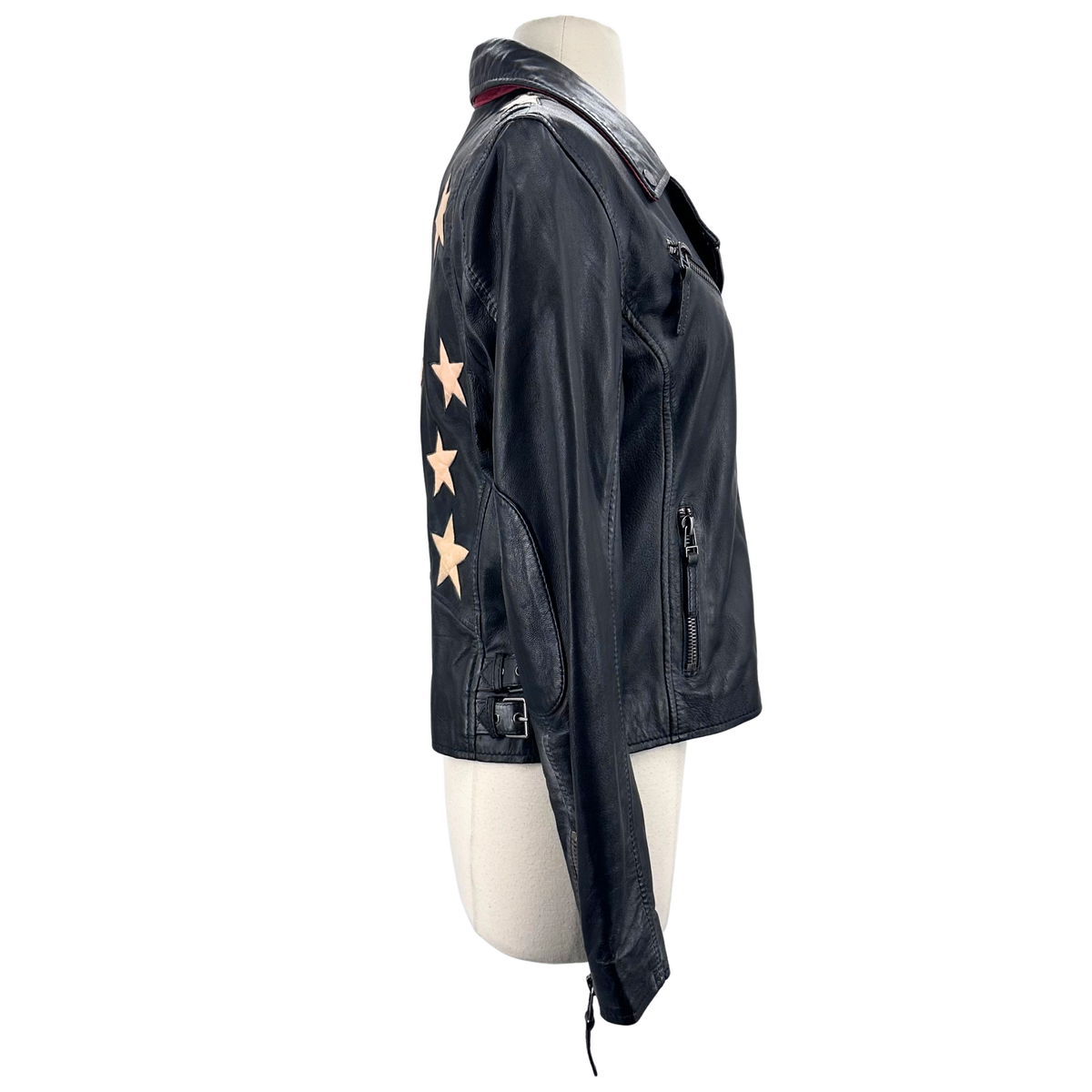 Mauritius Black Leather Jacket