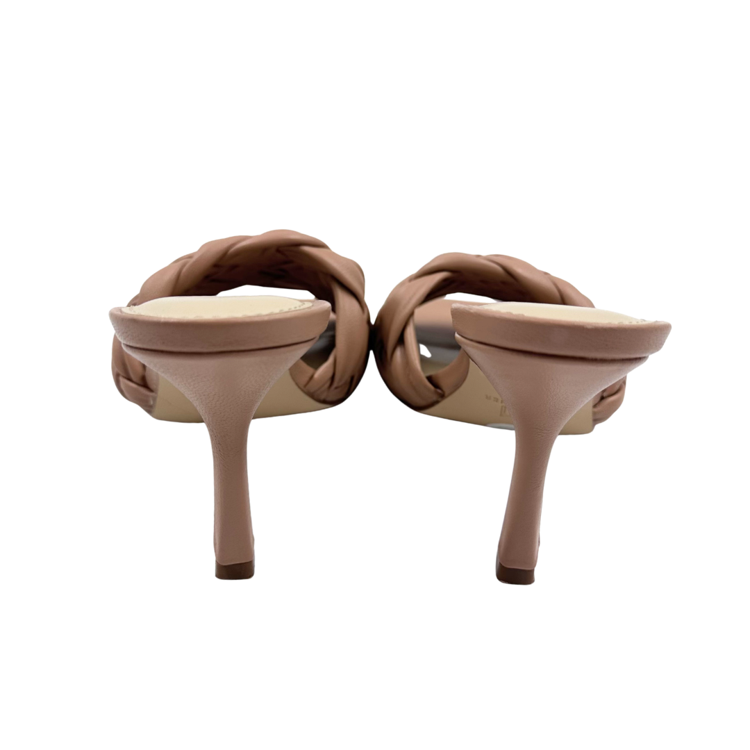 Marc Fisher 6.5 Light Beige Leather Sandals