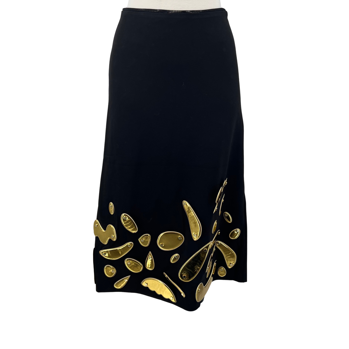 Cynthia Rowley Black/Gold Skirt