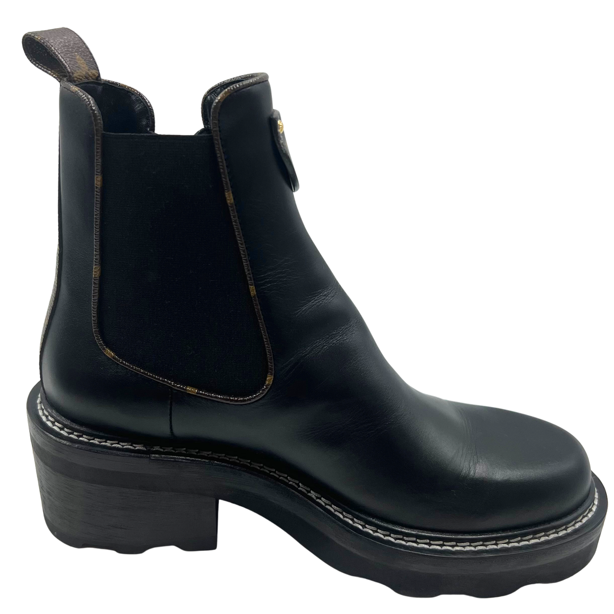 Louis Vuitton 8 38 Black Booties