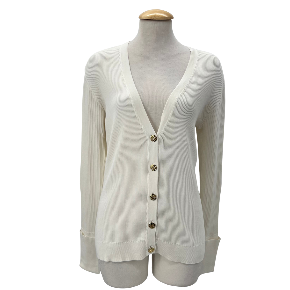 Tory Burch White Cardigan