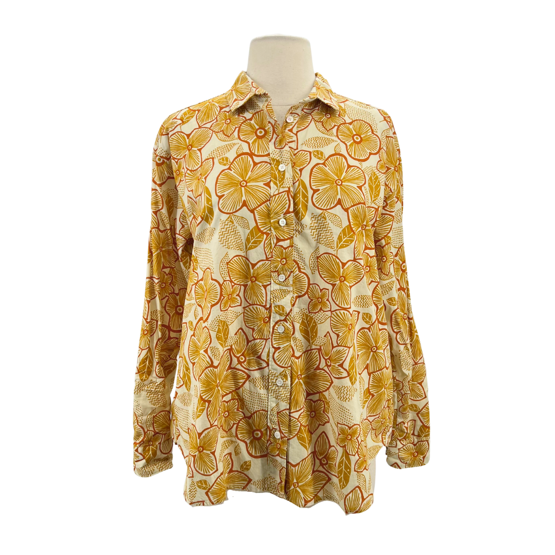 Hartford Ivory/Gold Button up