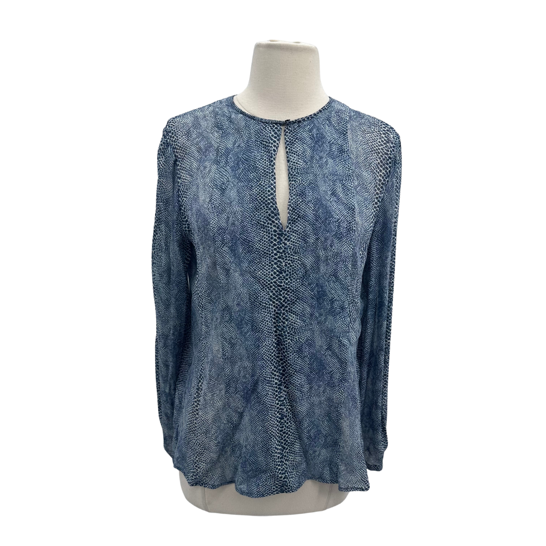 Tory Burch Blue Blouse