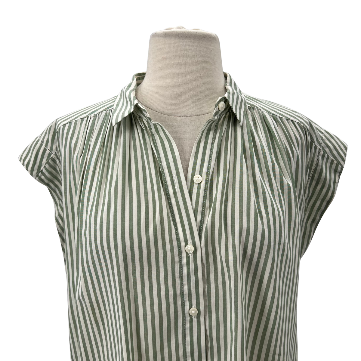 Trovata Green/Ivory Button up