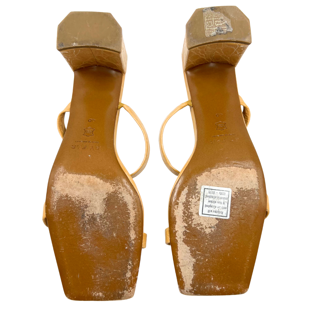 By Far 40 Tan Heels