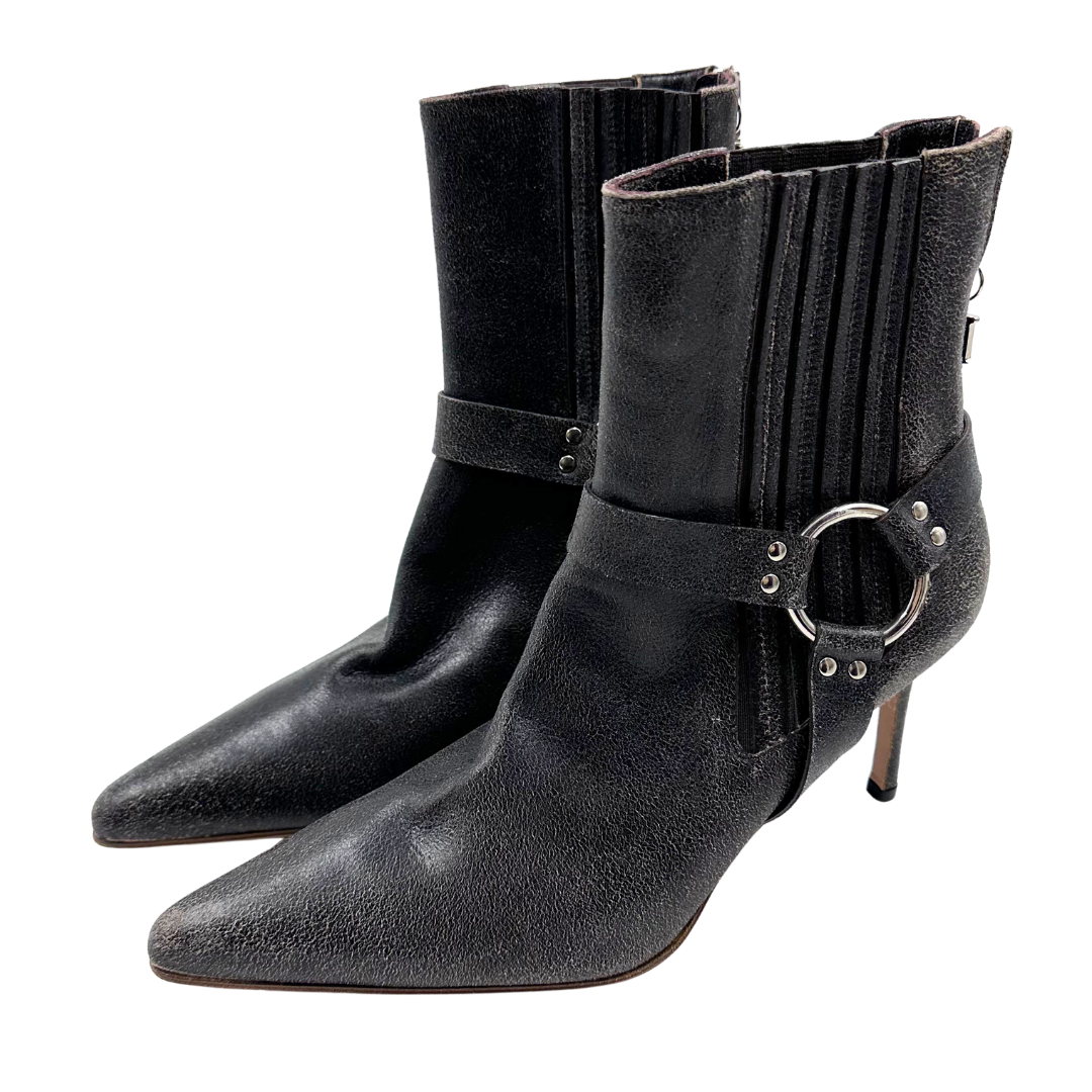 Dior 39.5 Grey Booties