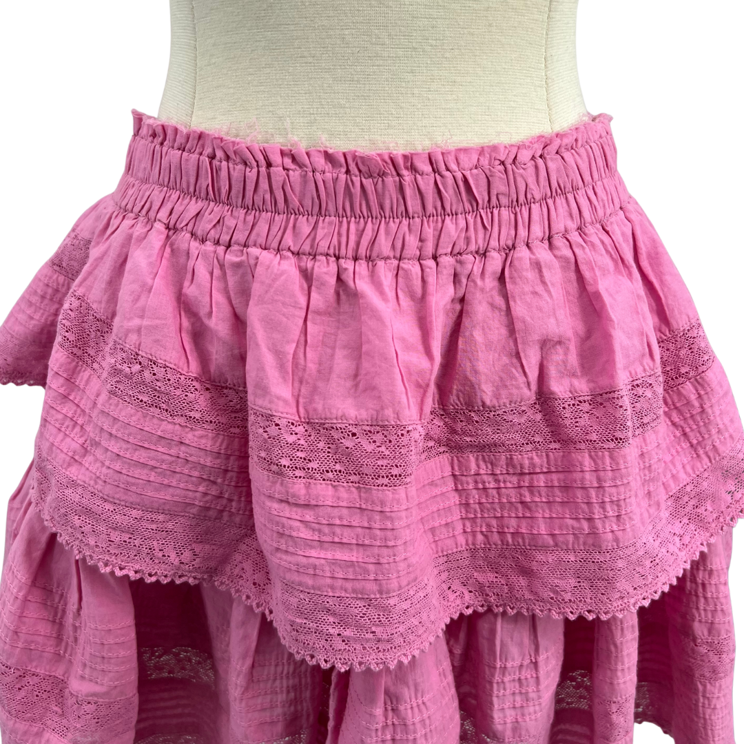 Love Shack Fancy Pink Skirt