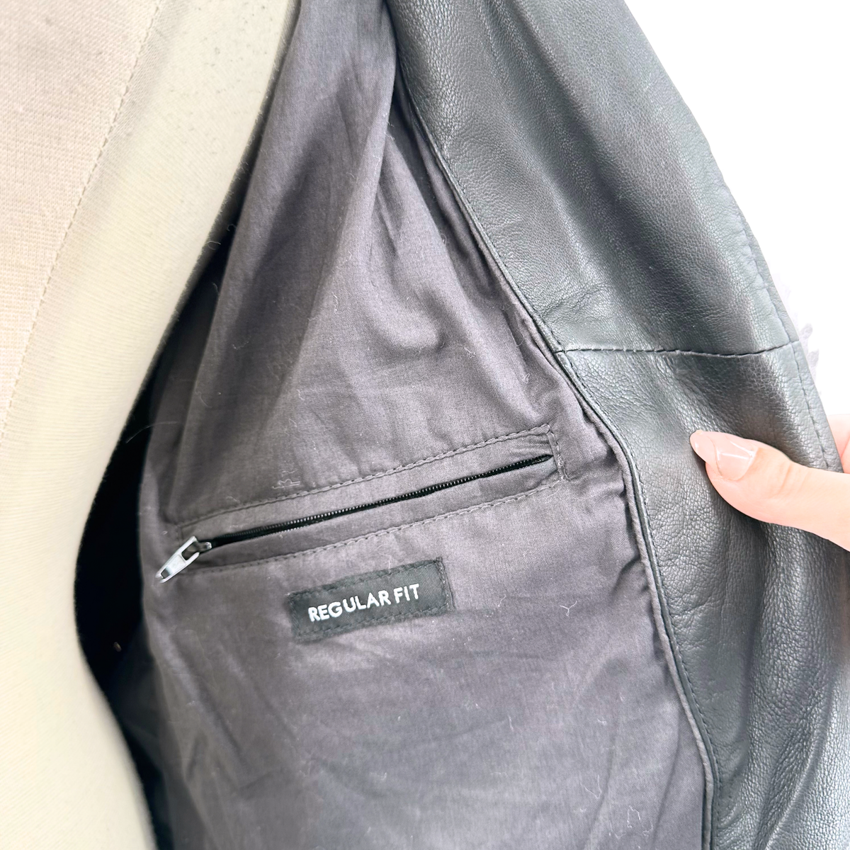 Mauritius Black Leather Jacket