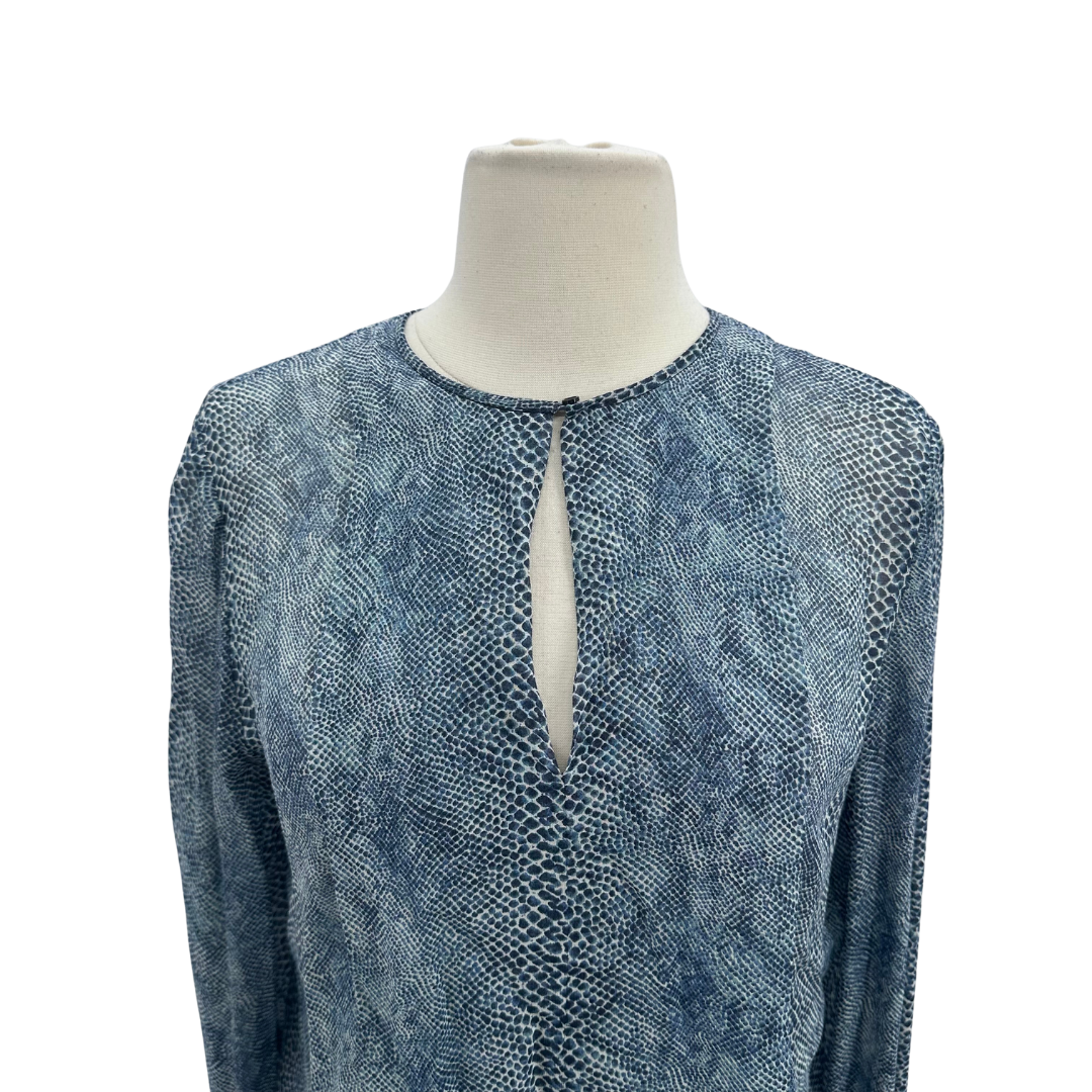 Tory Burch Blue Blouse