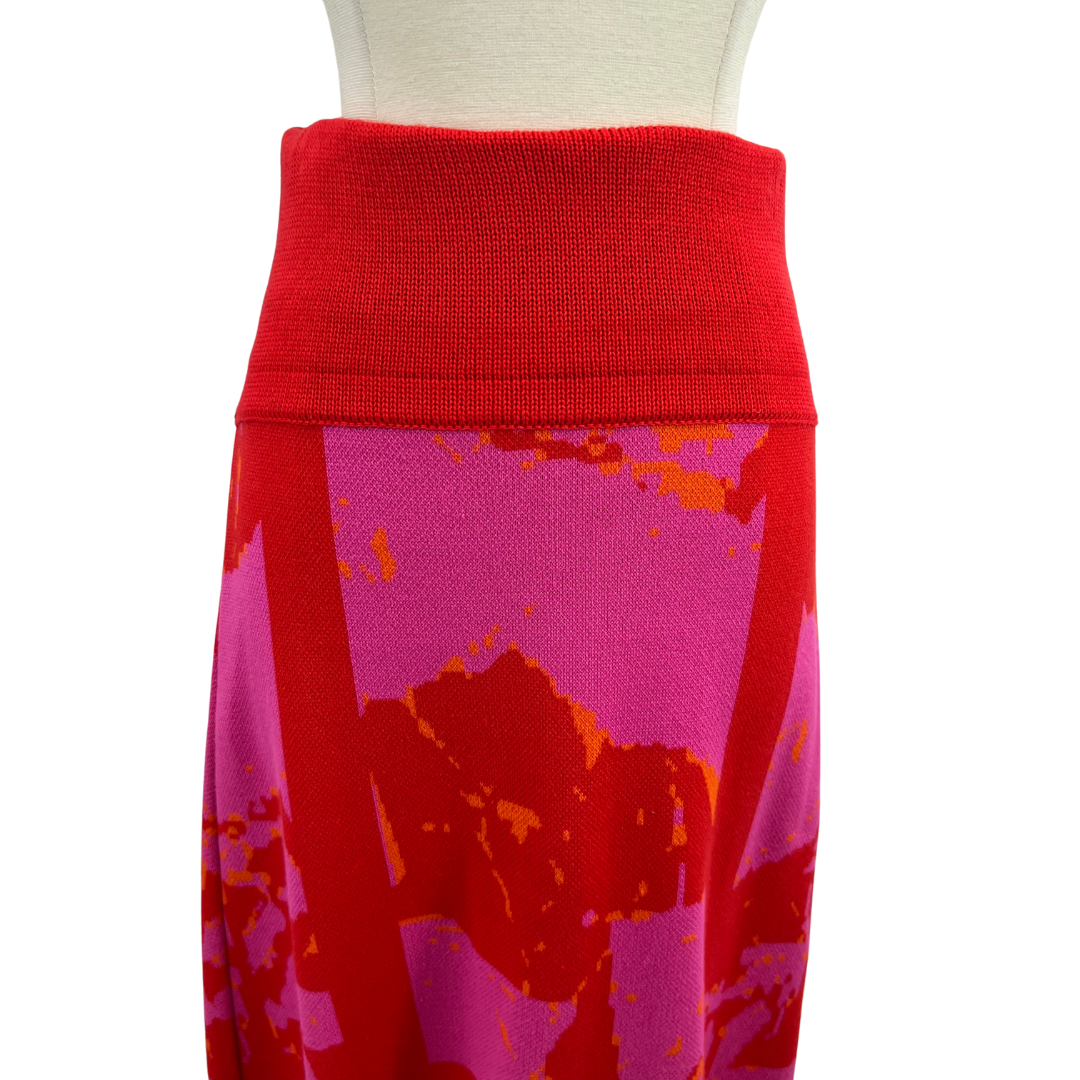 Csillag Zsuzsi Red/Pink Maxi Skirt
