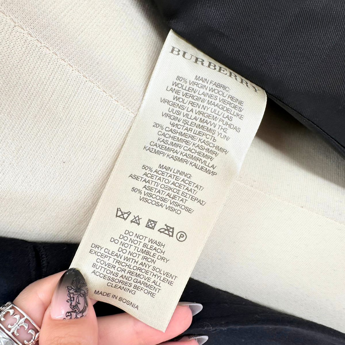 Burberry Black Jacket (Outdoor)